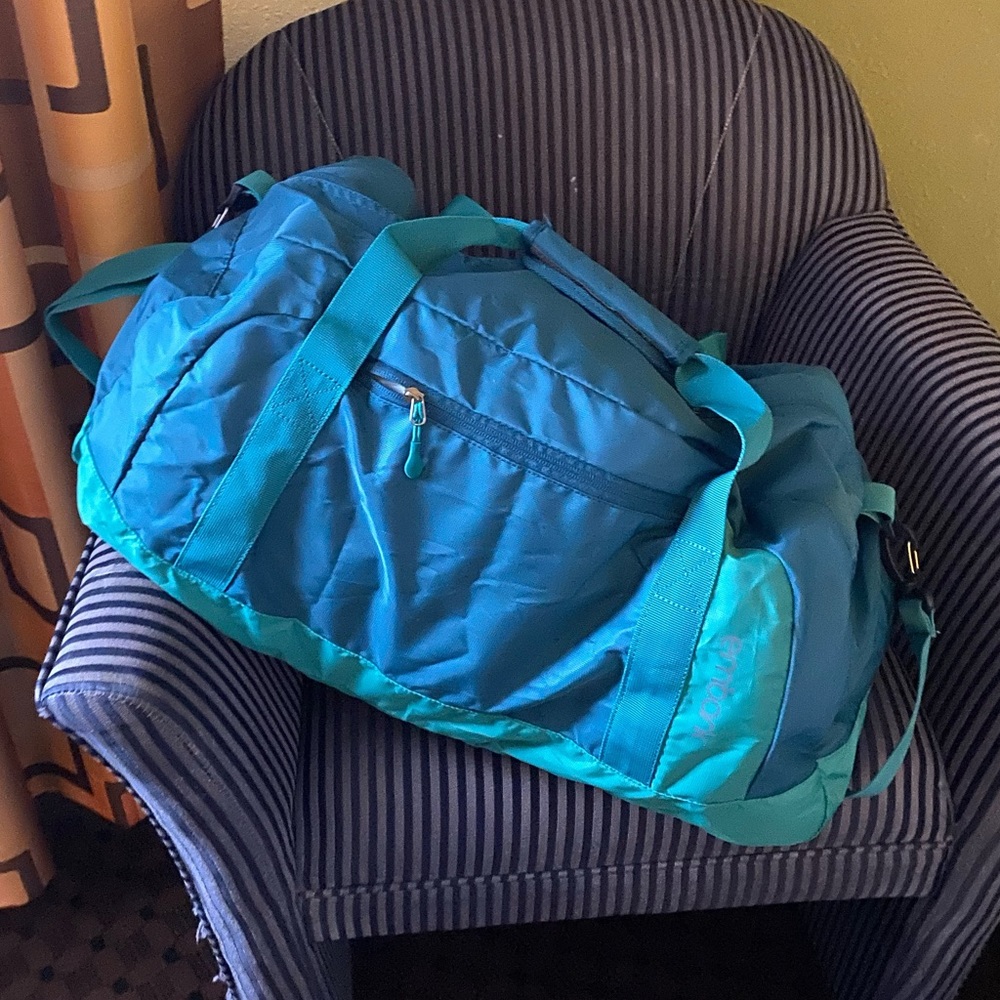 Turquoise Duffel Bag